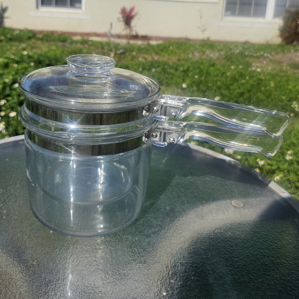 Pyrex Double Boiler Flameware